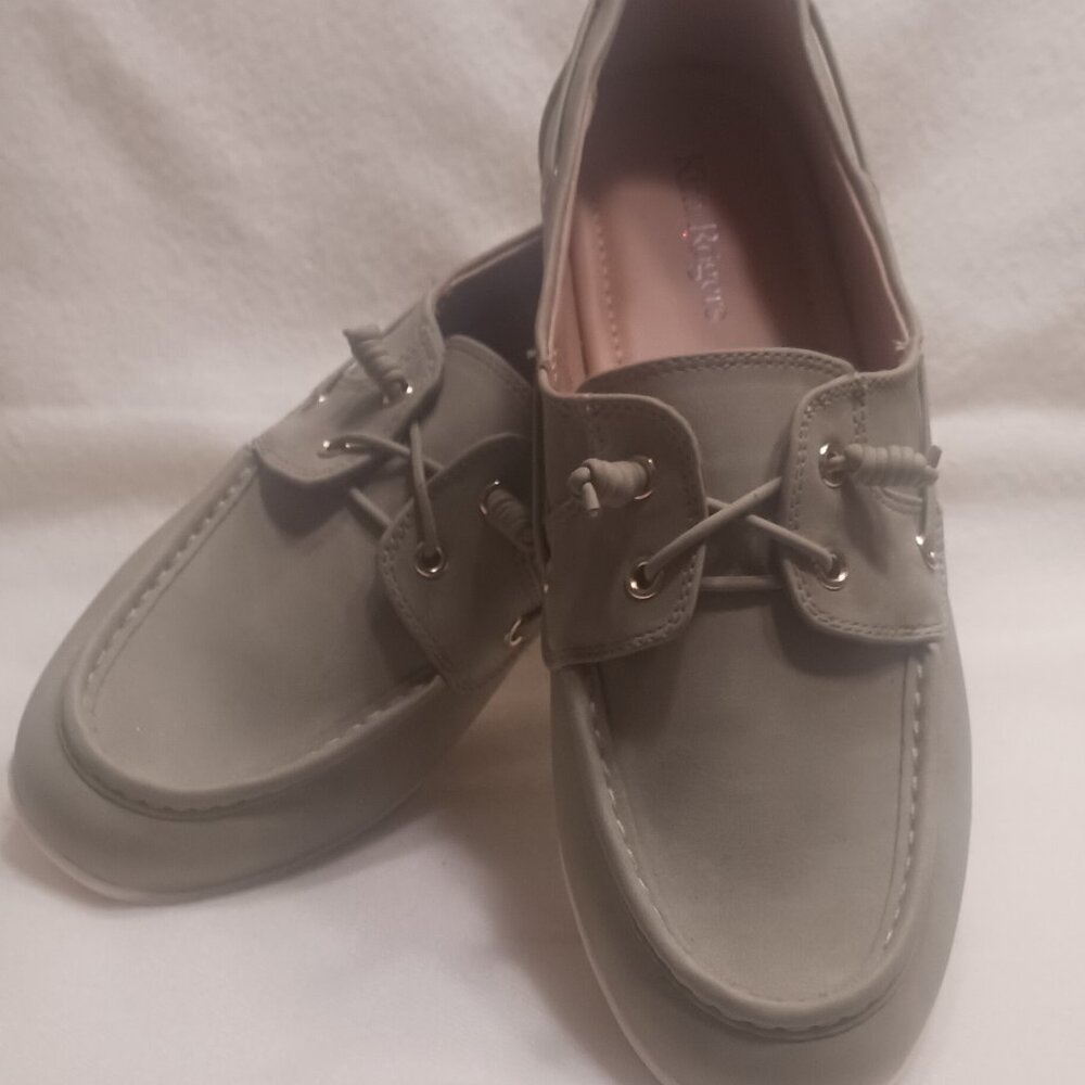 NWOT Kim Rogers Bailee Boat Shoes Soft Sage Green